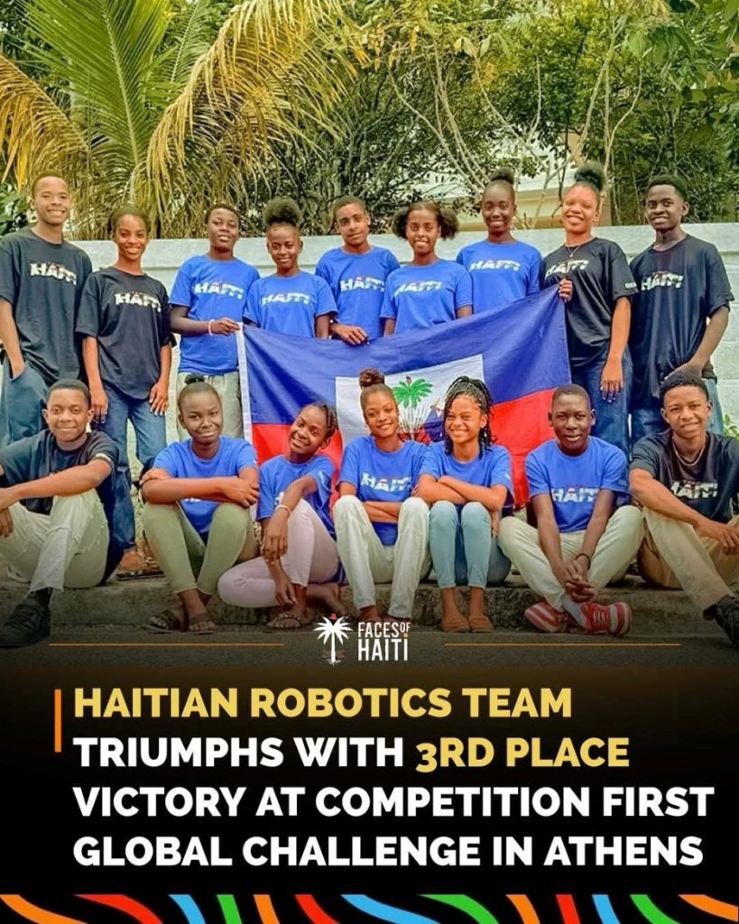 Haitian Robotics Team Triumphs With 3rd Place